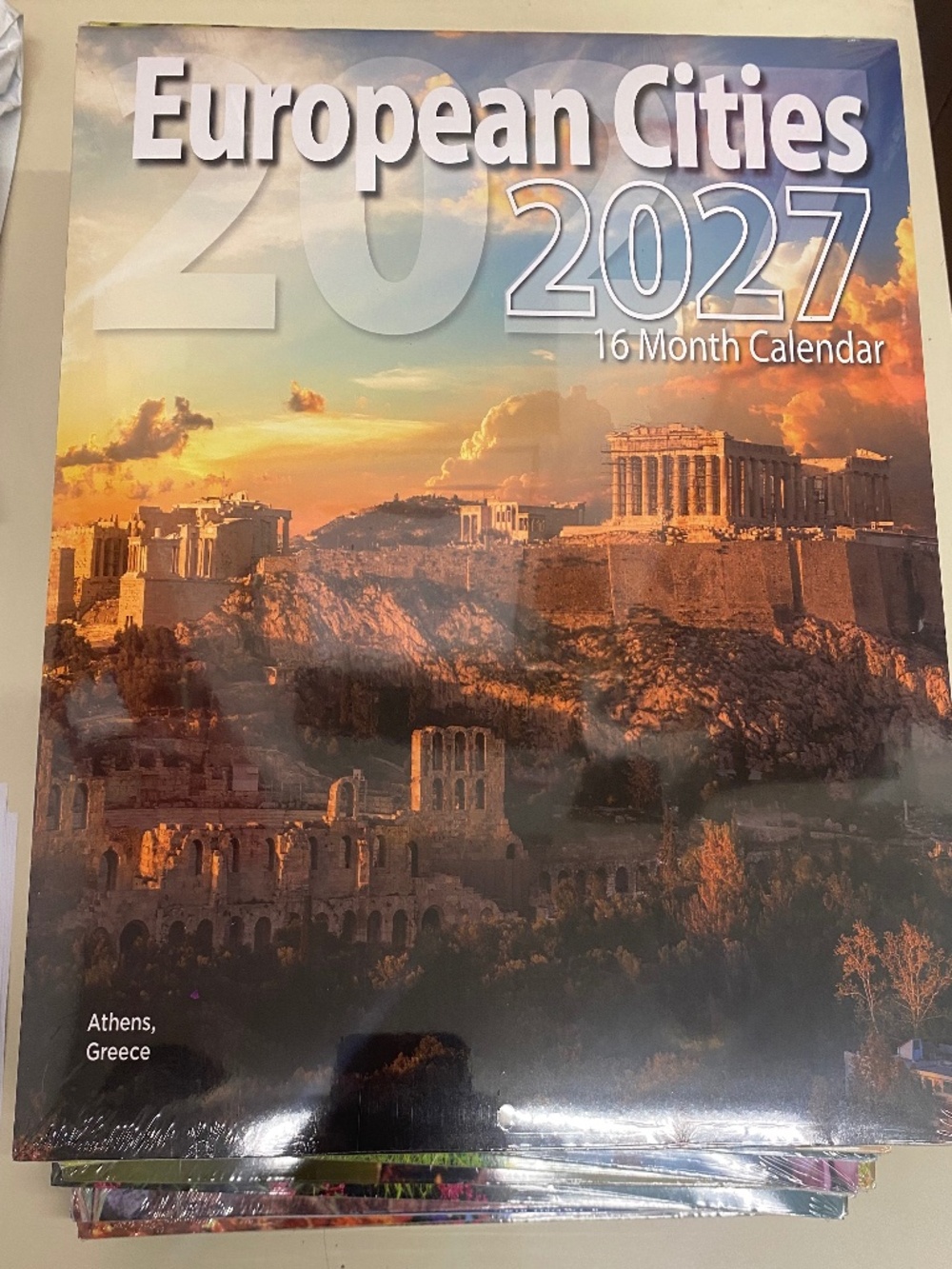 2027 Bachmann Press European Cities Wall Calendar 12x12